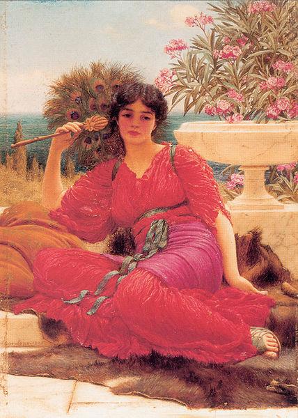 John William Godward Flabellifera oil painting image